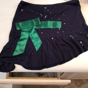 Unique asymmetrical skirt